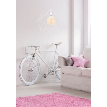 Csillár zsinóron GALL 1xE27/60W/230V fehér