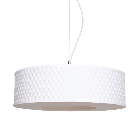 Csillár zsinóron GARDA 1xE27/60W/230V átm. 40 cm fehér