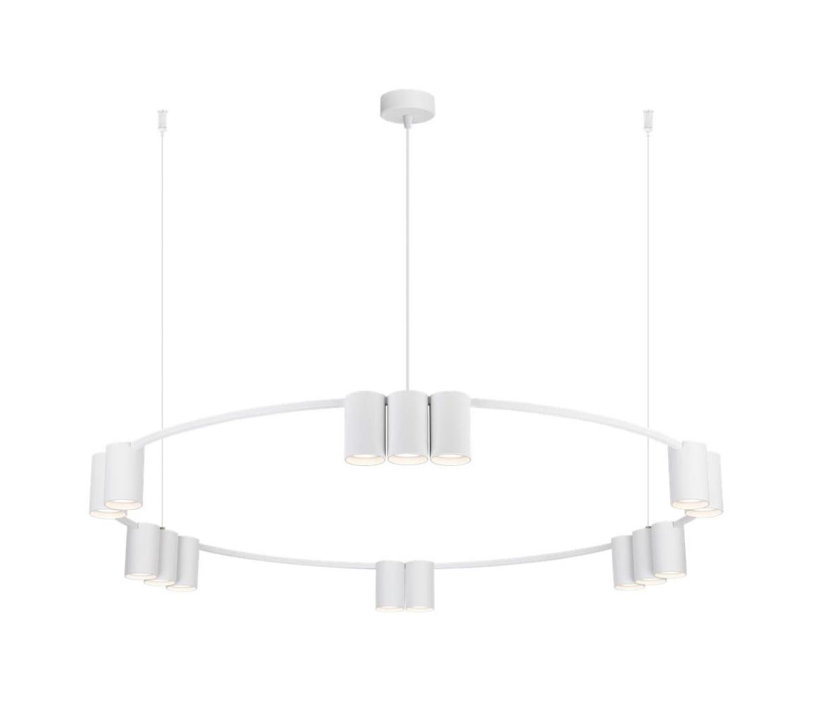 Csillár zsinóron GENESIS 15xGU10/8W/230V fehér ML0377