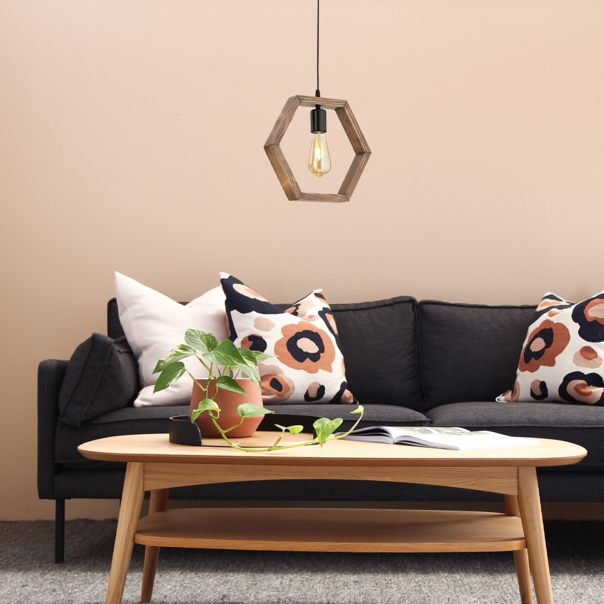 Csillár zsinóron GEOMETRIK 1xE27/60W/230V