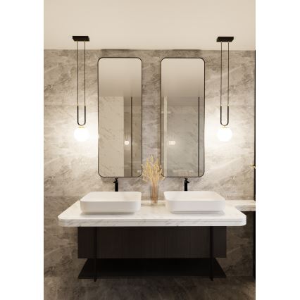 Csillár zsinóron GLAM 1xE14/10W/230V fekete