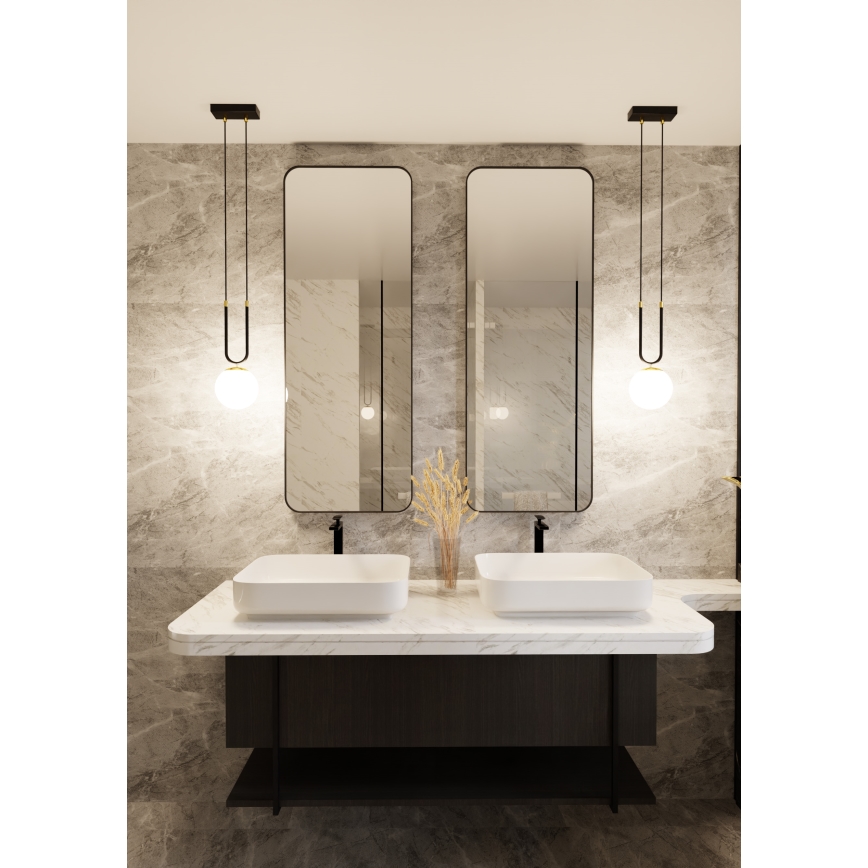 Csillár zsinóron GLAM 1xE14/10W/230V fekete