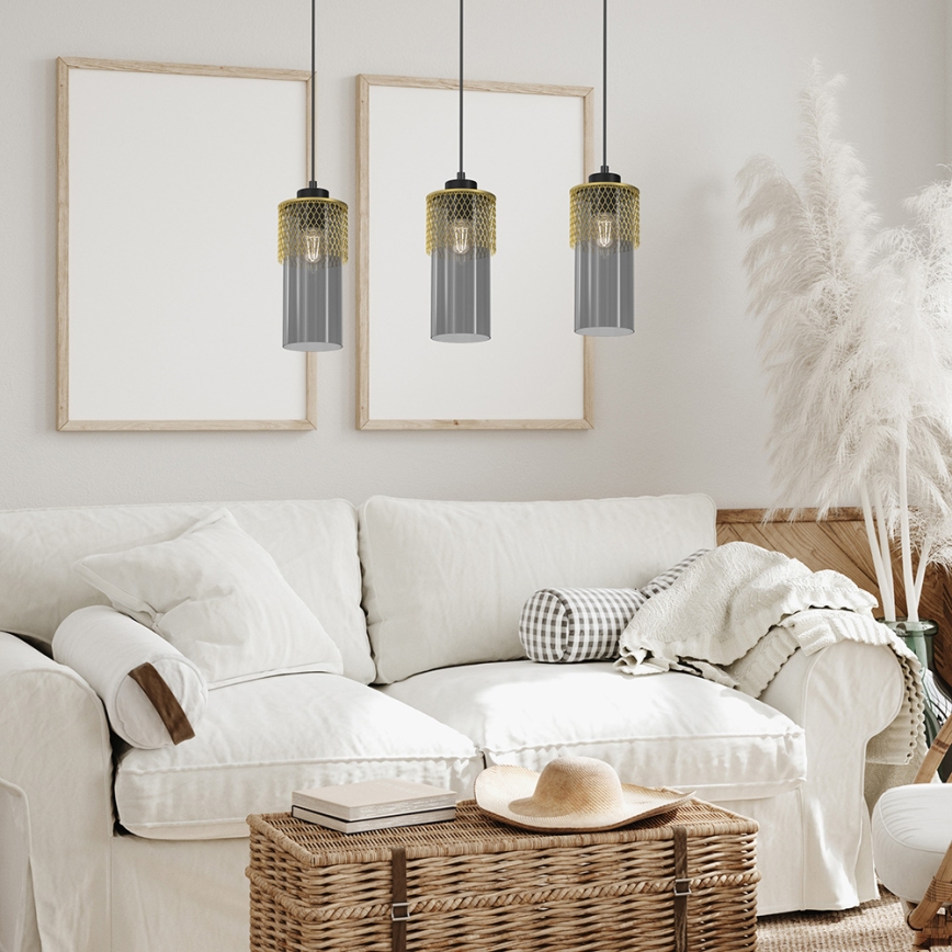 Csillár zsinóron GLAM 3xE27/60W/230V