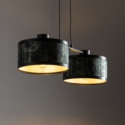 Csillár zsinóron GLORY 2xE27/60W/230V