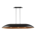 Csillár zsinóron GONDOLA 3xE27/60W/230V fekete/réz