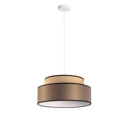 Csillár zsinóron GRACE 1xE27/60W/230V átm. 40 cm bézs/barna