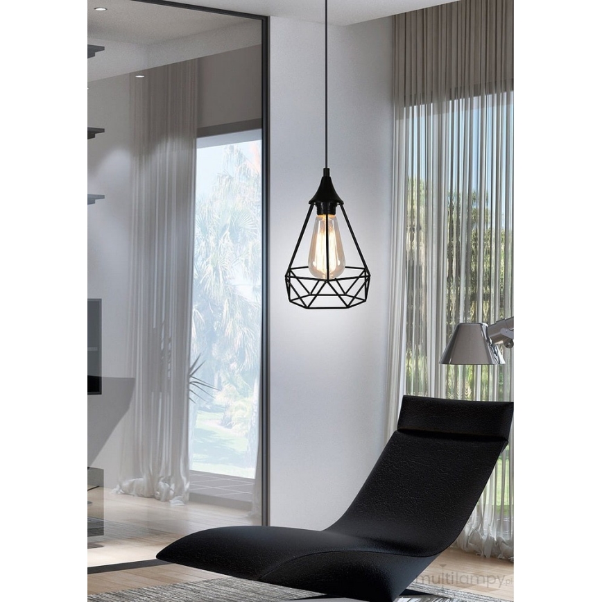 Csillár zsinóron GRAF 1xE27/60W/230V