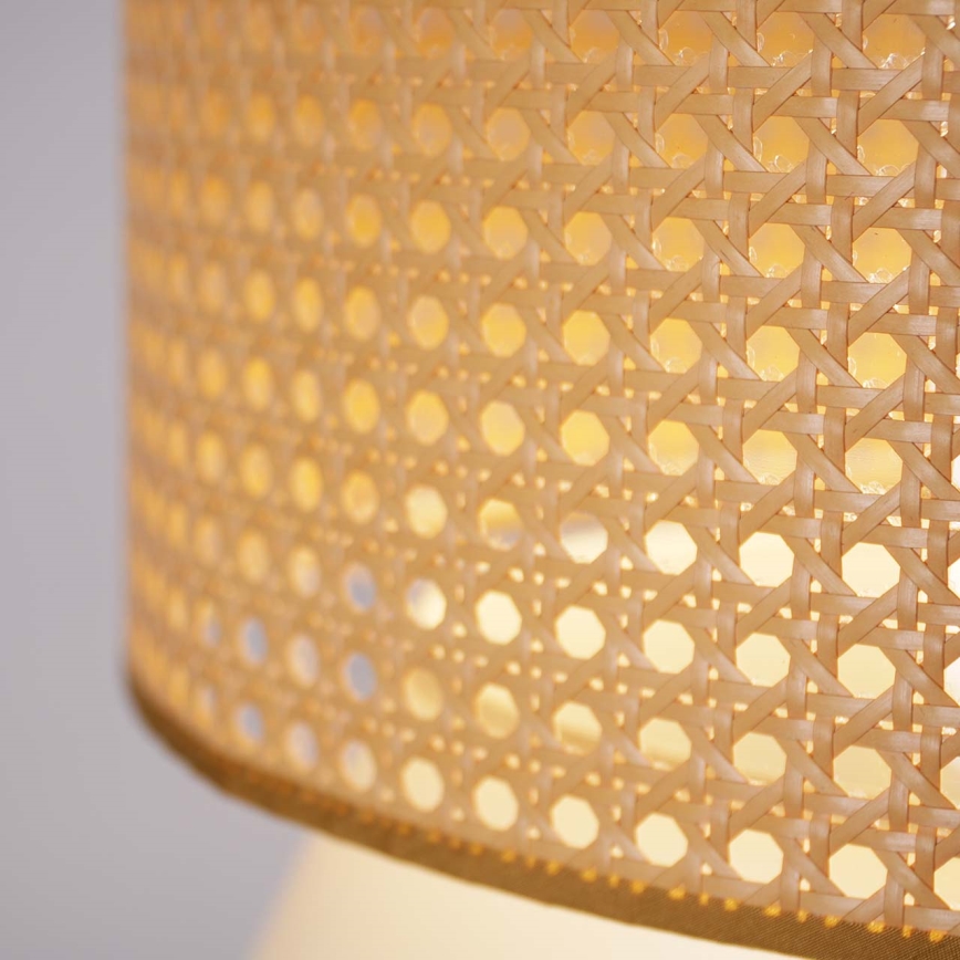 Csillár zsinóron GRENADA 1xE27/20W/230V átm. 40 cm bézs