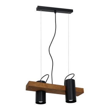 Csillár zsinóron GUDRUN 2xE27/60W/230V