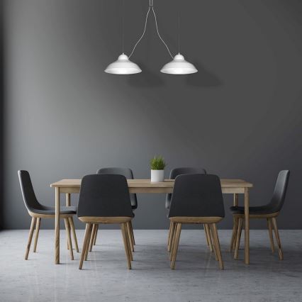 Csillár zsinóron GUSTAV 2xE27/60W/230V