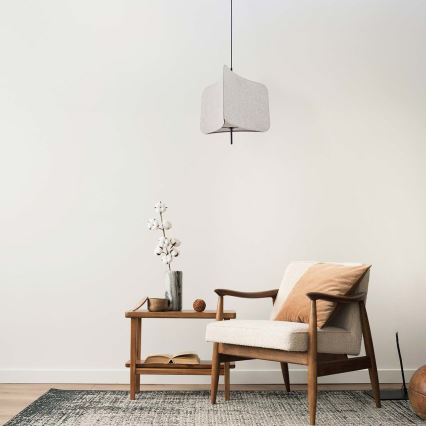 Csillár zsinóron HAVANA 1xE27/20W/230V átm. 50 cm bézs