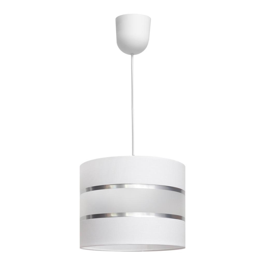 Csillár zsinóron HELEN 1xE27/15W/230V fehér