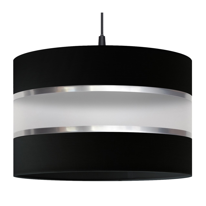 Csillár zsinóron HELEN 1xE27/15W/230V fekete