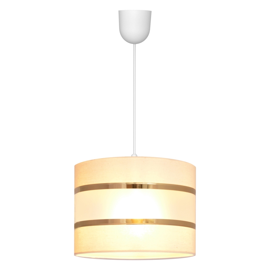 Csillár zsinóron HELEN 1xE27/15W/230V krém