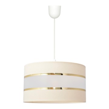 Csillár zsinóron HELEN 1xE27/15W/230V krém