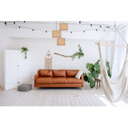 Csillár zsinóron IRMA 3xE27/60W/230V átm. 45 cm