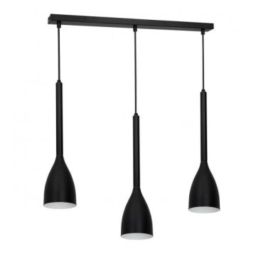 Csillár zsinóron ISTAPPAR 3xE27/60W/230V fekete