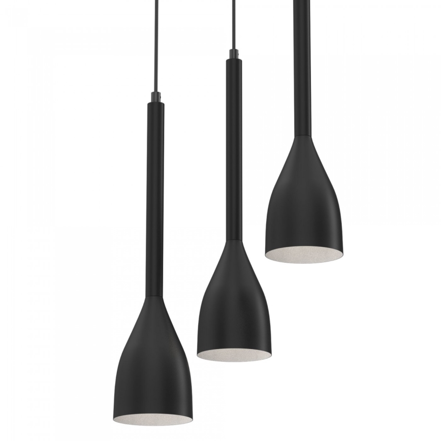 Csillár zsinóron ISTAPPAR 3xE27/60W/230V fekete