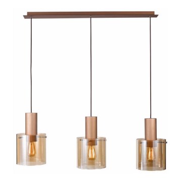 Csillár zsinóron JAVIER 3xE27/60W/230V