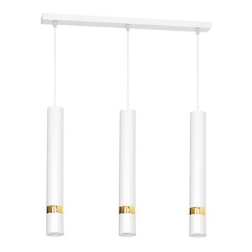 Csillár zsinóron JOKER 3xGU10/25W/230V fehér