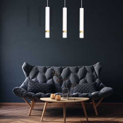 Csillár zsinóron JOKER 3xGU10/25W/230V fehér