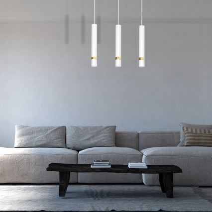 Csillár zsinóron JOKER 3xGU10/25W/230V fehér