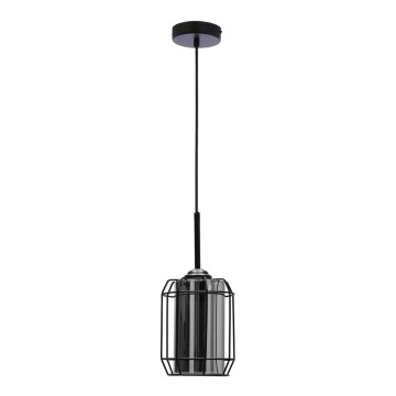 Csillár zsinóron JONERA 1xE27/40W/230V fekete