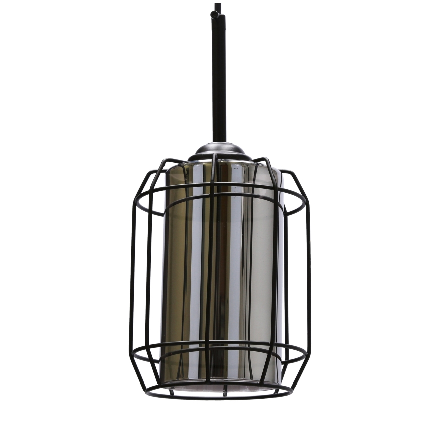 Csillár zsinóron JONERA 1xE27/40W/230V fekete