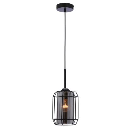 Csillár zsinóron JONERA 1xE27/40W/230V fekete