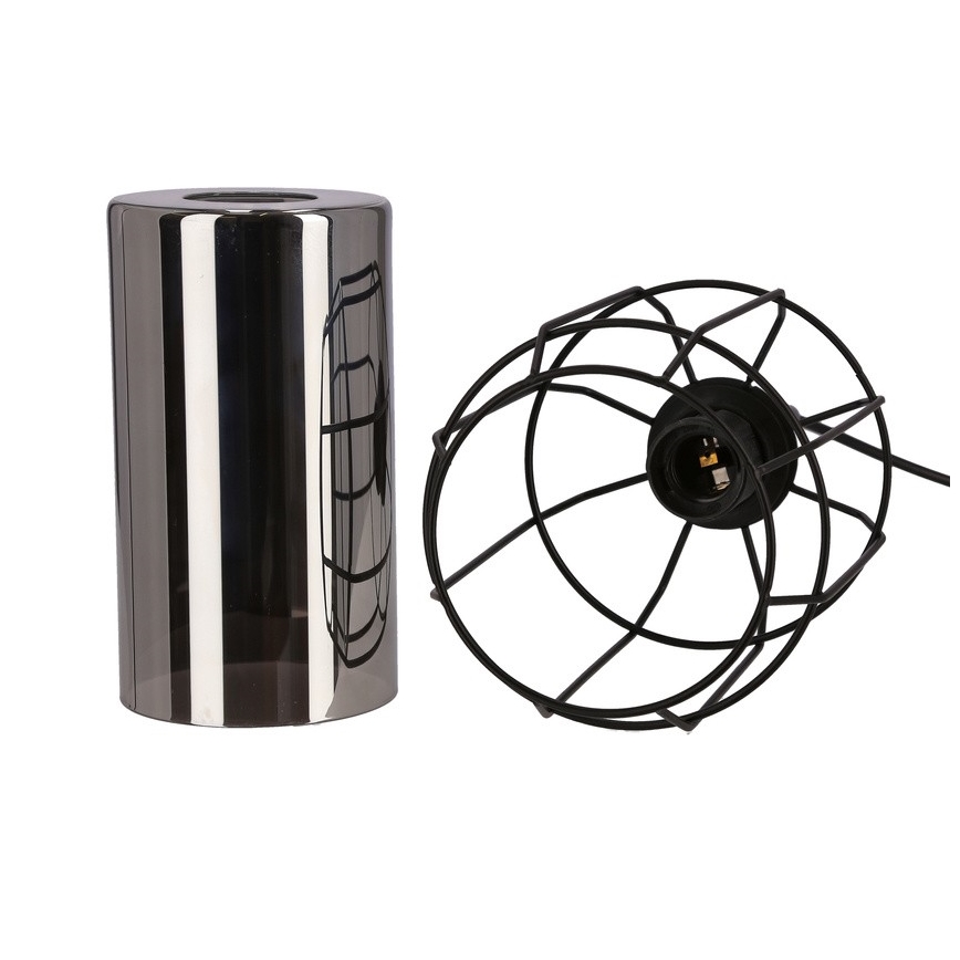 Csillár zsinóron JONERA 1xE27/40W/230V fekete