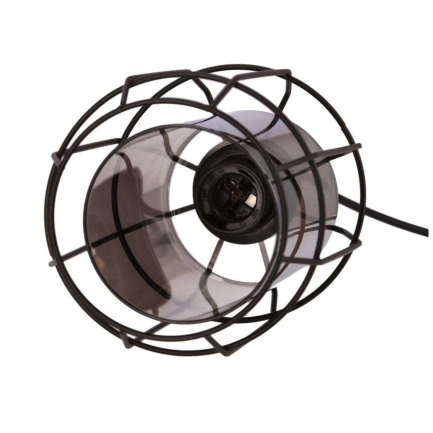 Csillár zsinóron JONERA 1xE27/40W/230V fekete