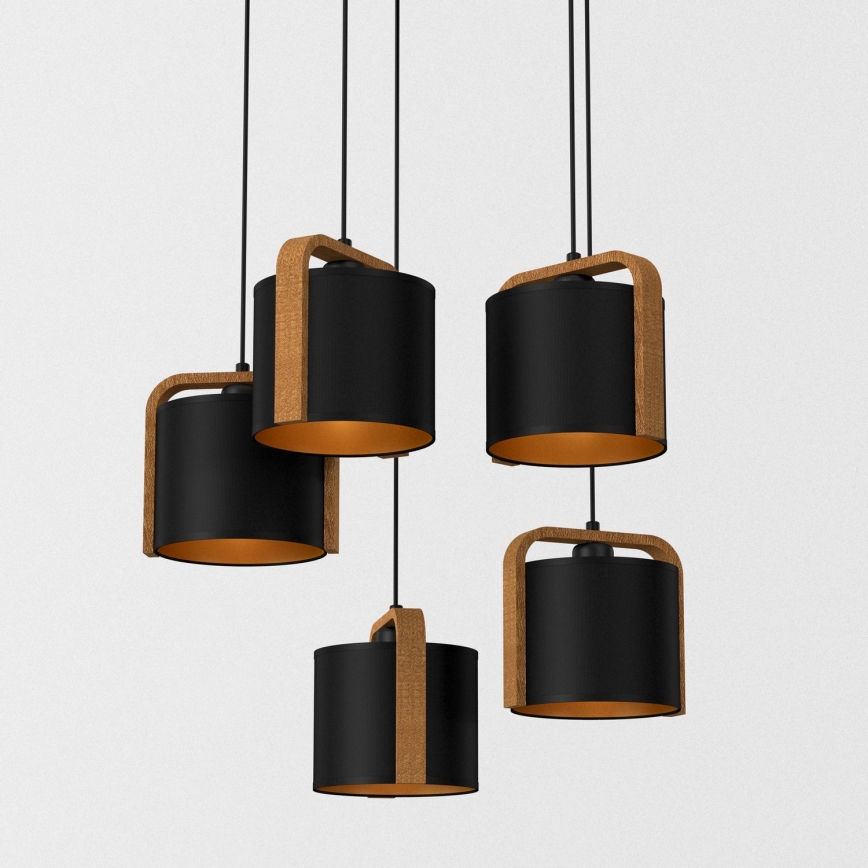 Csillár zsinóron JONKO 5xE27/60W/230V