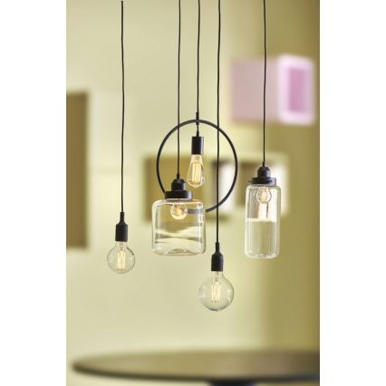 Csillár zsinóron JUNO 1xE27/60W/230V