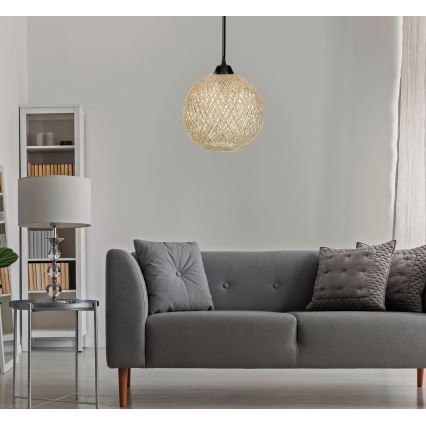 Csillár zsinóron JUTE 1xE27/60W/230V bézs