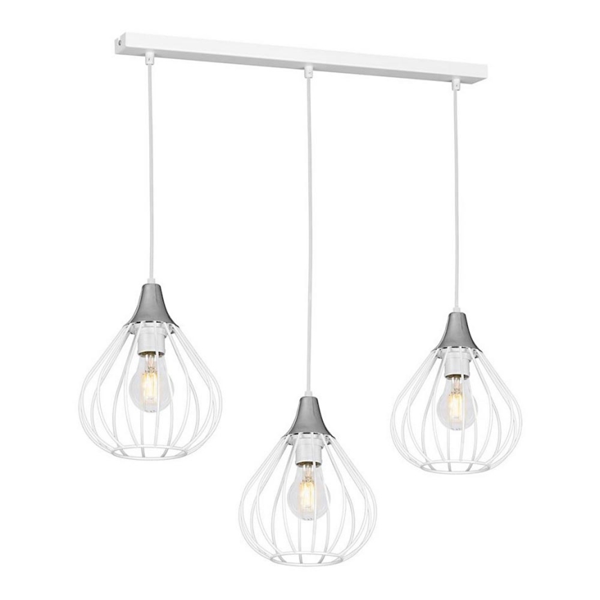 Csillár zsinóron KANE 3xE27/60W/230V