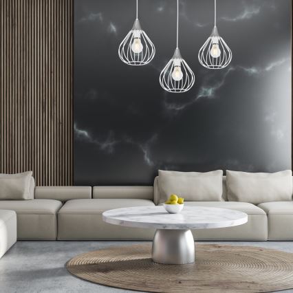 Csillár zsinóron KANE 3xE27/60W/230V