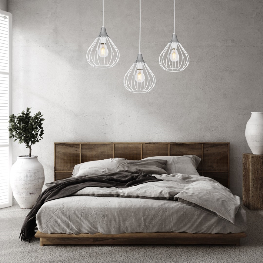 Csillár zsinóron KANE 3xE27/60W/230V