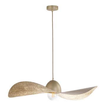 Csillár zsinóron KAPELLO 1xE27/60W/230V átm. 76 cm arany