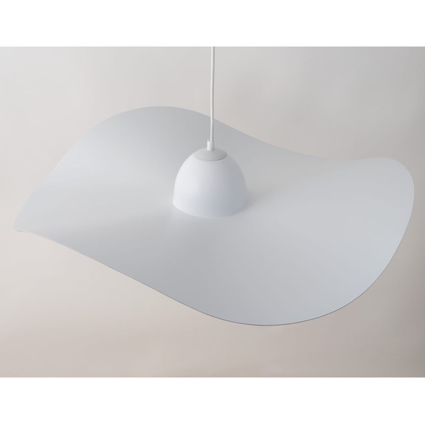 Csillár zsinóron KAPELLO 1xE27/60W/230V átm. 76 cm fehér/arany