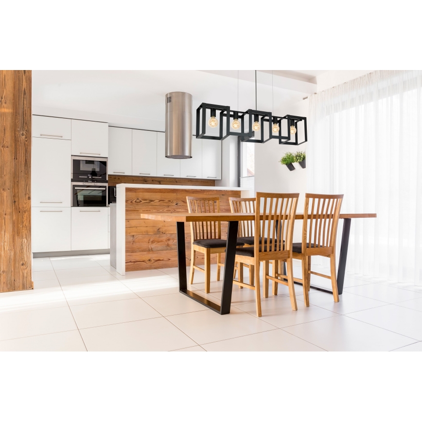 Csillár zsinóron KARTEL 5xE27/60W/230V