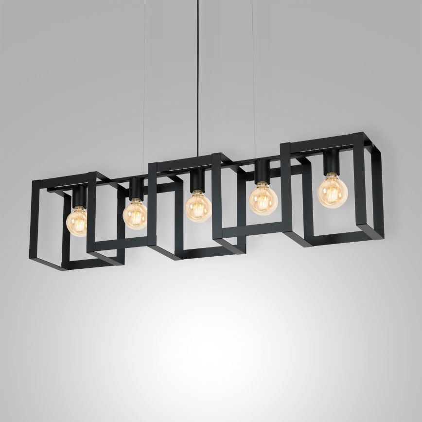 Csillár zsinóron KARTEL 5xE27/60W/230V