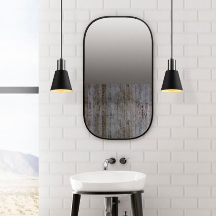 Csillár zsinóron KEM 1xE27/40W/230V fekete