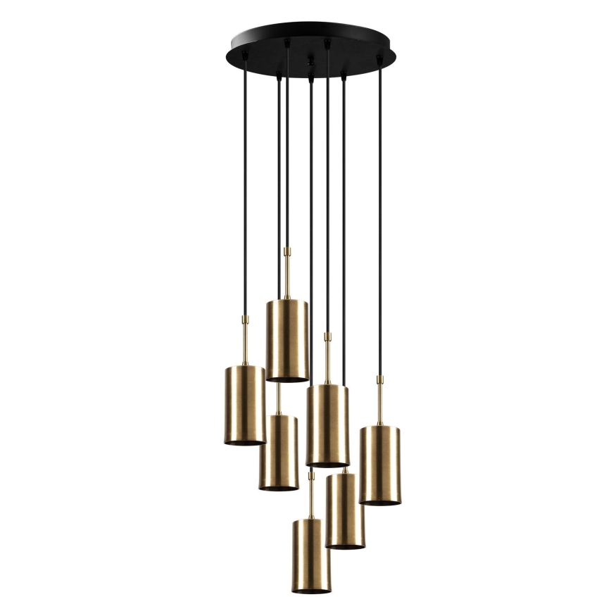 Csillár zsinóron KEM 7xE27/40W/230V