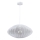 Csillár zsinóron KINU 1xE27/20W/230V átm. 50 cm fehér