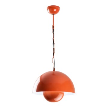 Csillár zsinóron KURE 1xE27/40W/230V narancs