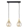 Csillár zsinóron LACRIMA HONEY 2xE27/60W/230V