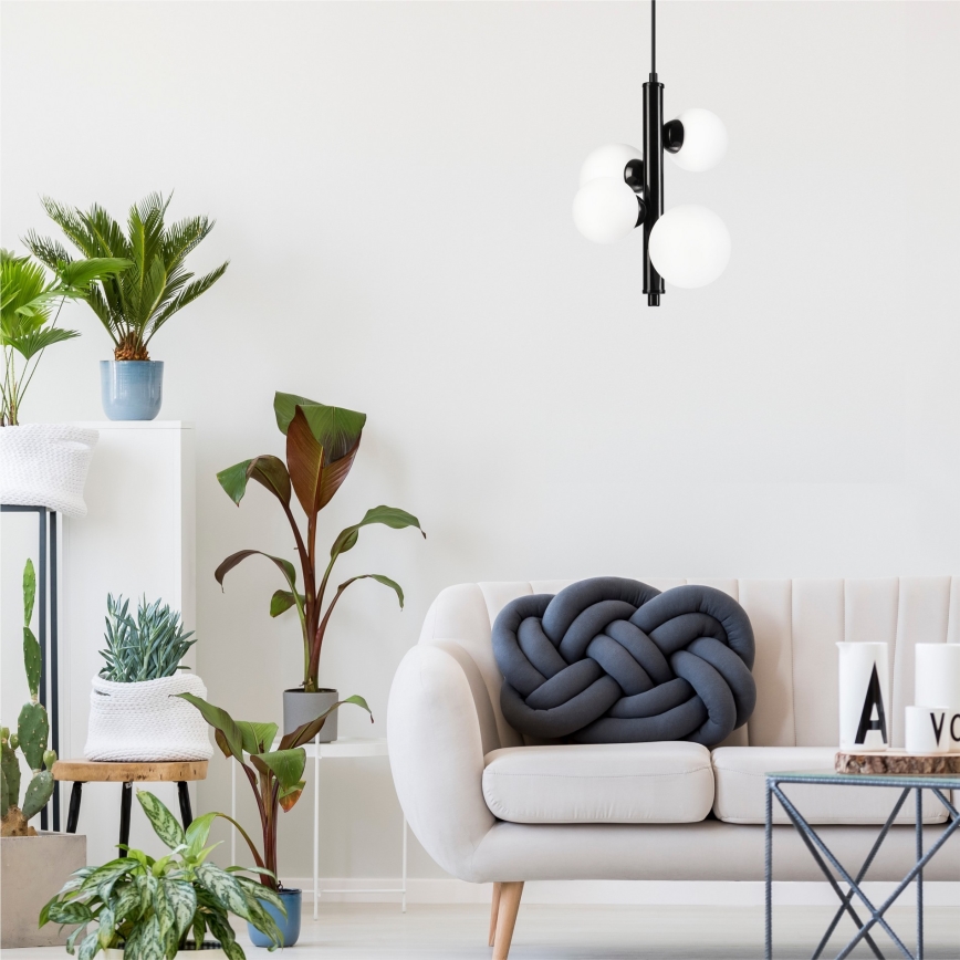 Csillár zsinóron LARRY 4xG9/15W/230V