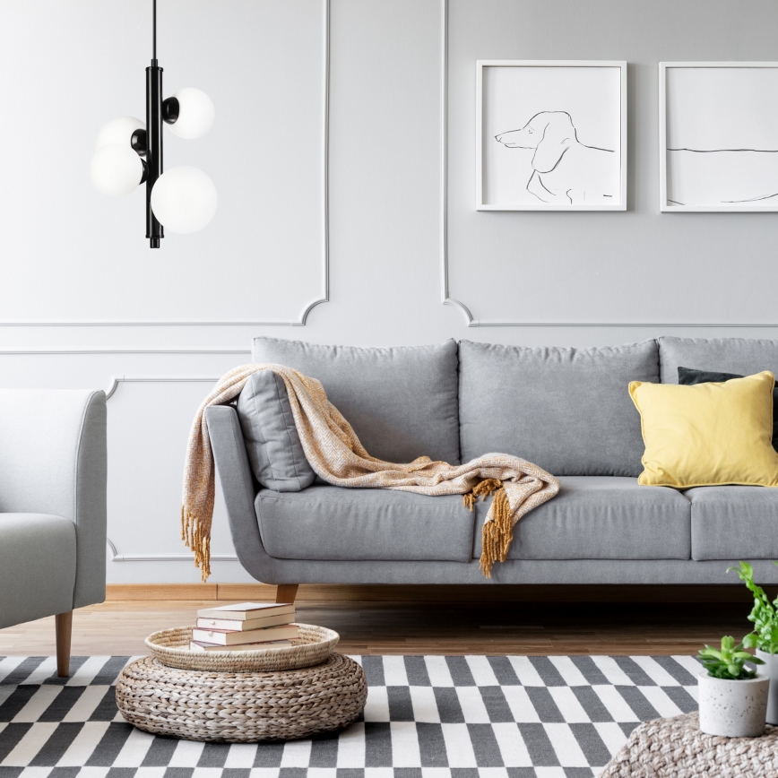 Csillár zsinóron LARRY 4xG9/15W/230V