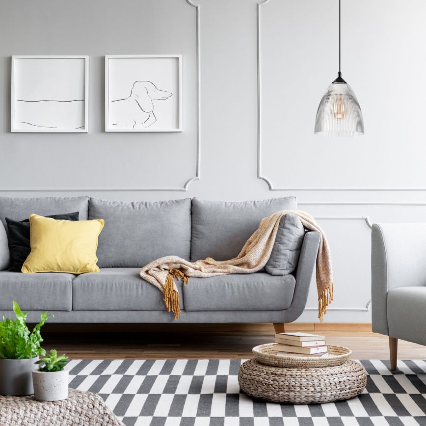 Csillár zsinóron LENA 1xE27/60W/230V