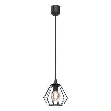 Csillár zsinóron LETI 1xE27/15W/230V fekete